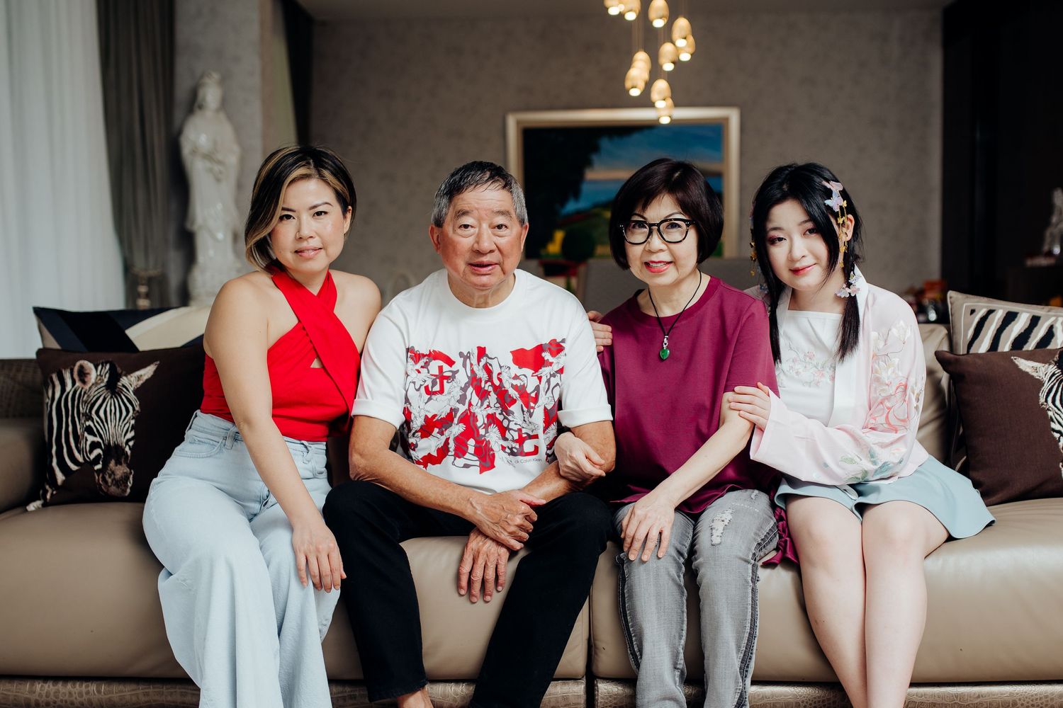 Family Portrait session in the comfort of your own home