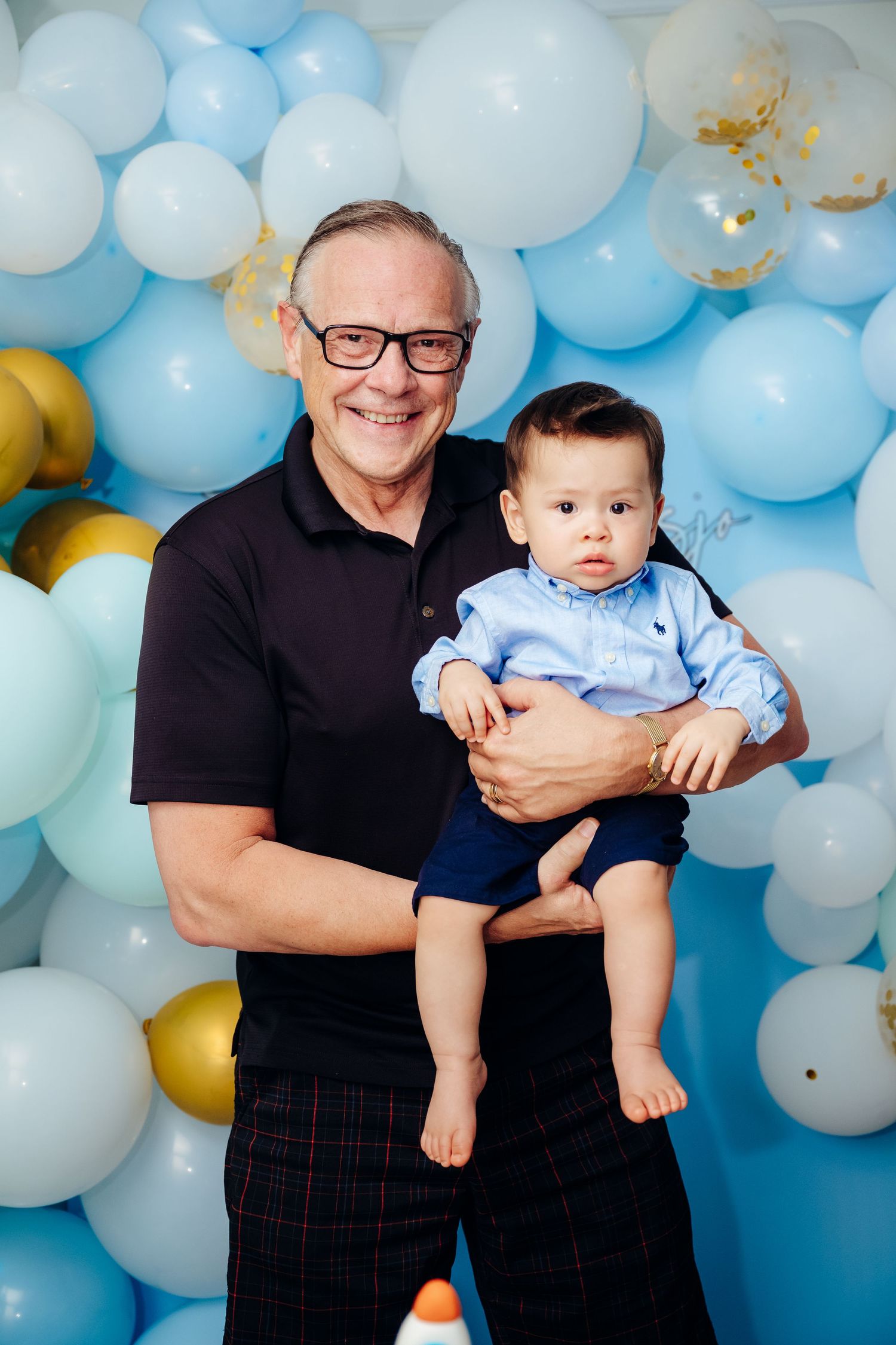 Grandad and Grandson photoshoot session