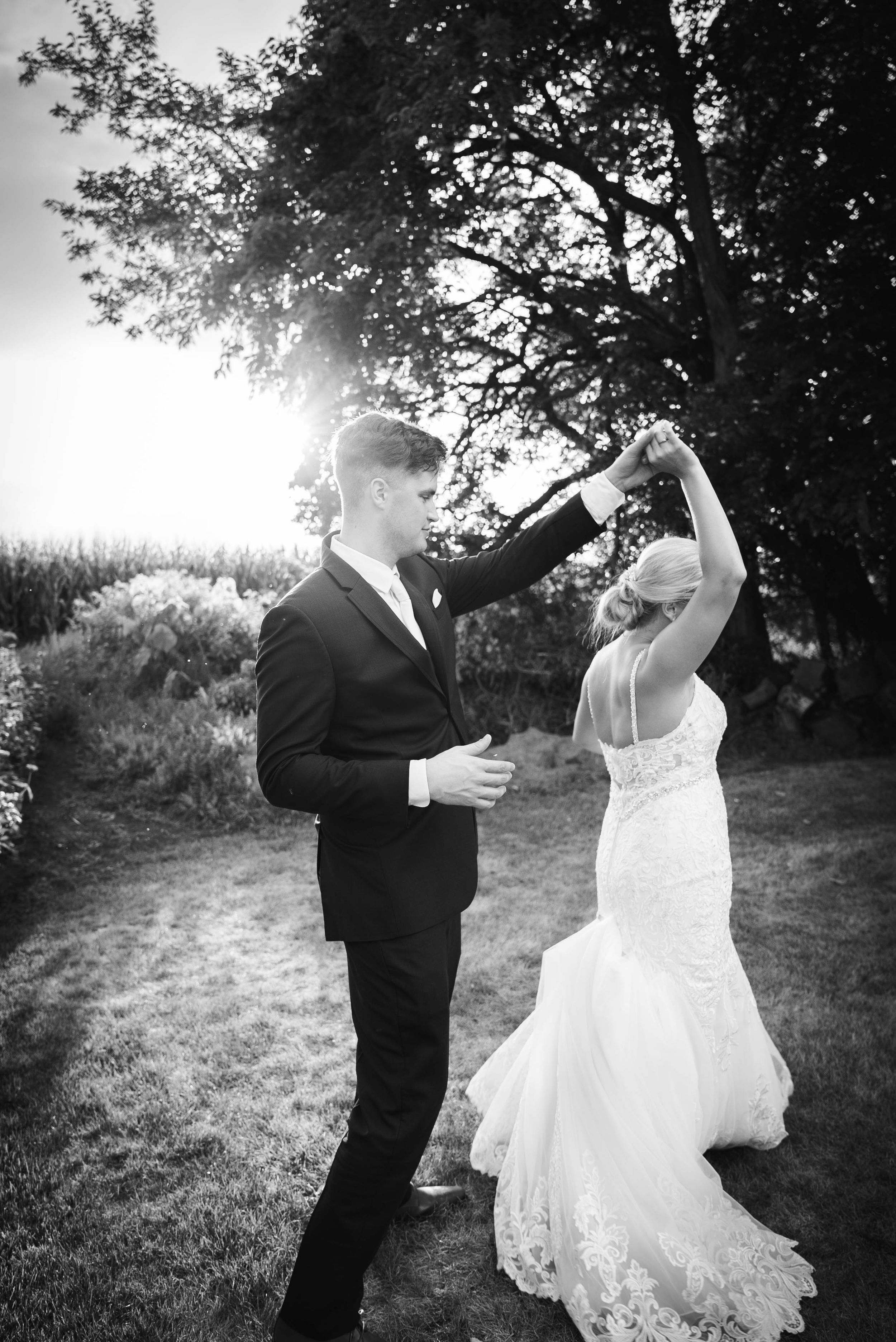 Magic Hour Portraits West Michigan Wedding Photography
