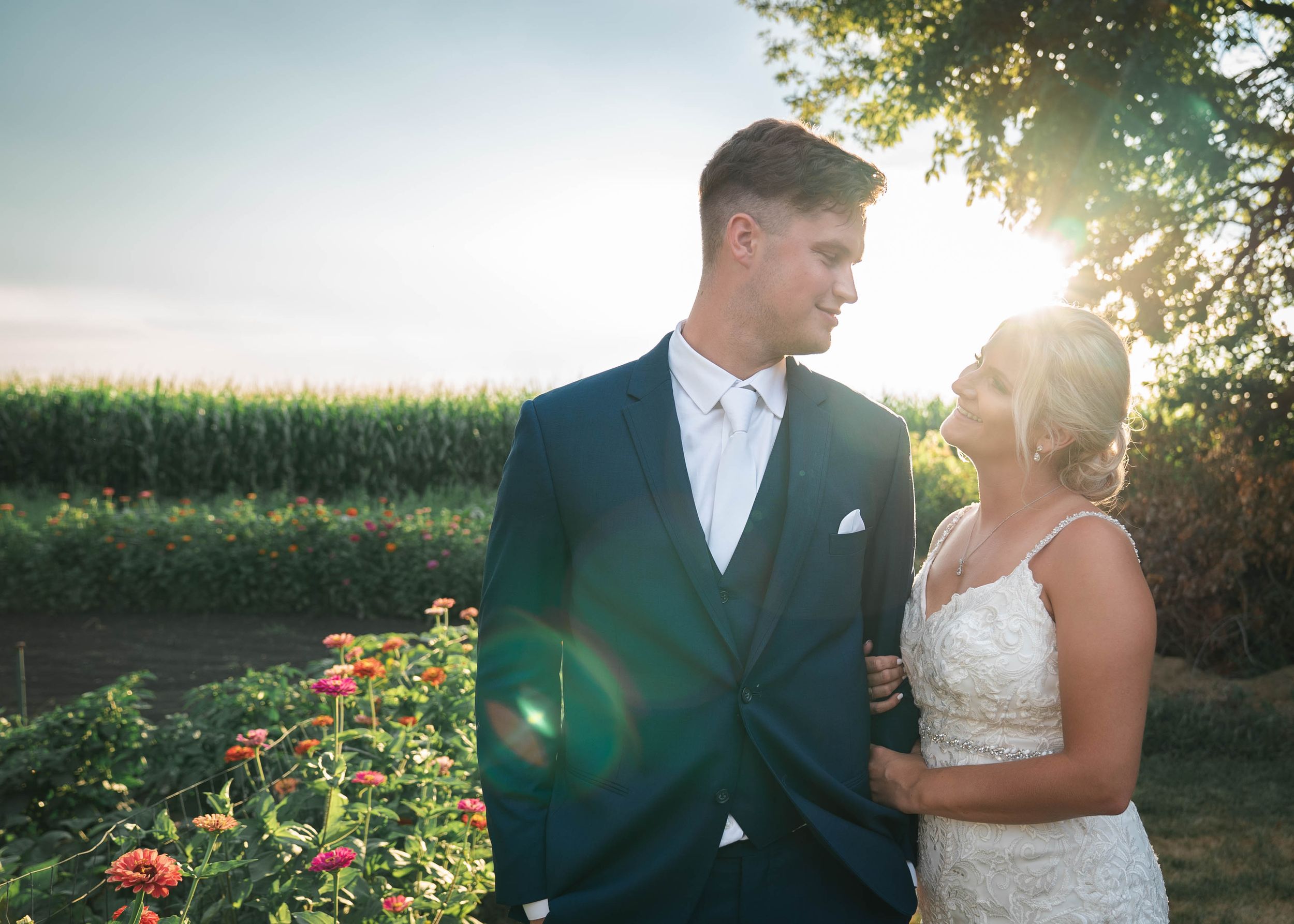 Magic Hour Portraits West Michigan Wedding Photography
