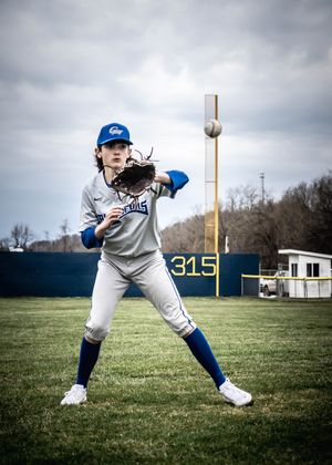 Photo of George Washington Middle School baseball player.