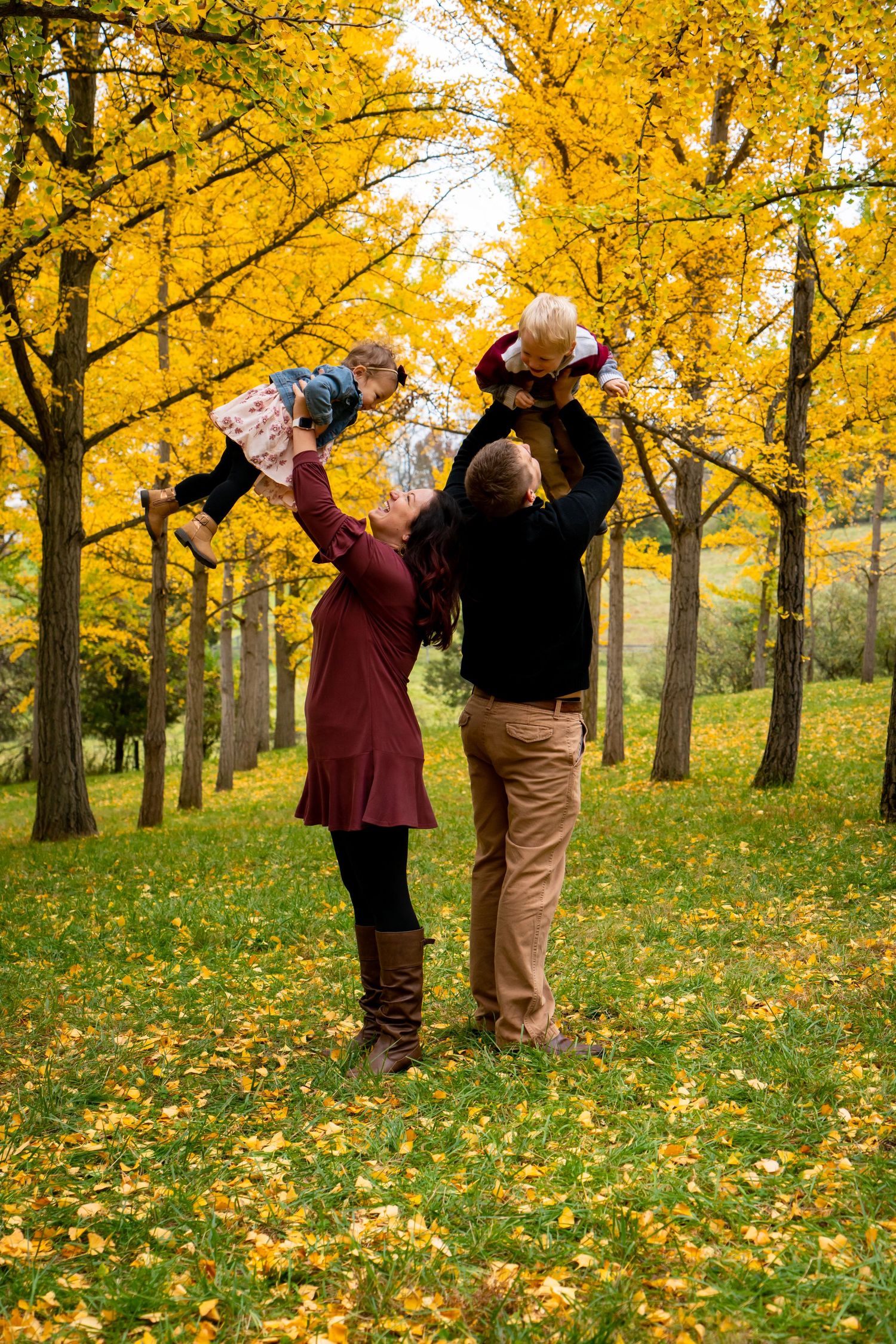 Family lifestyle session at The VA State Arboretum