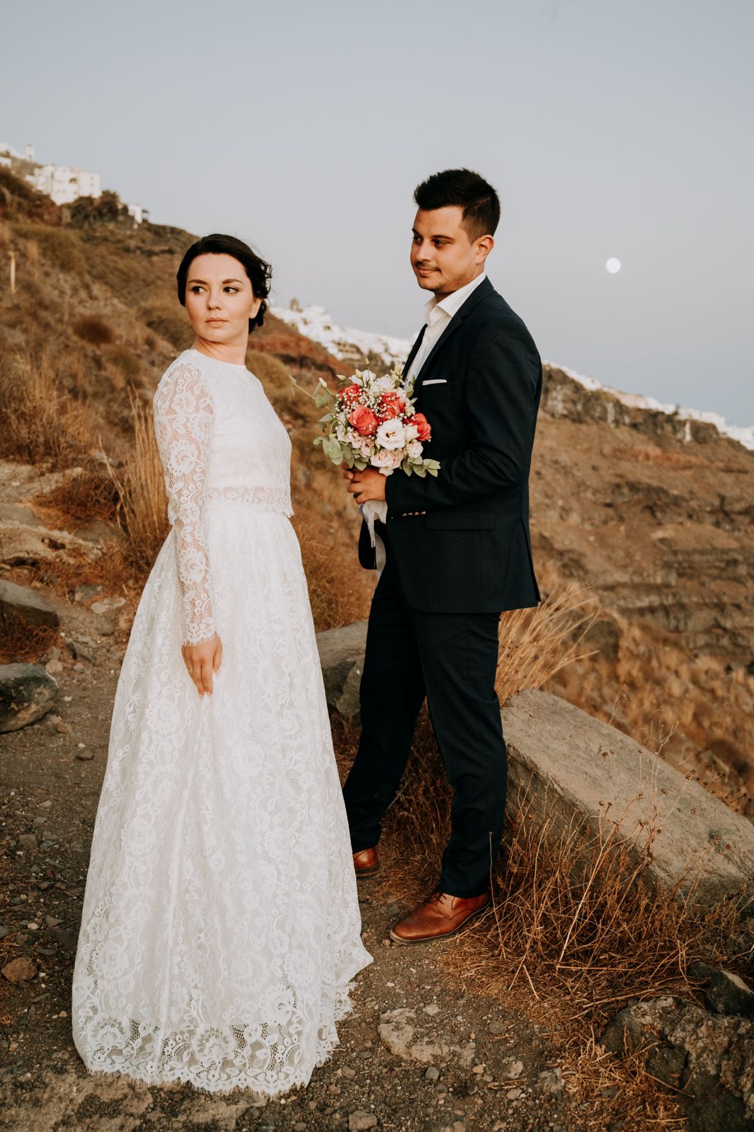 Santorini elopement photographer