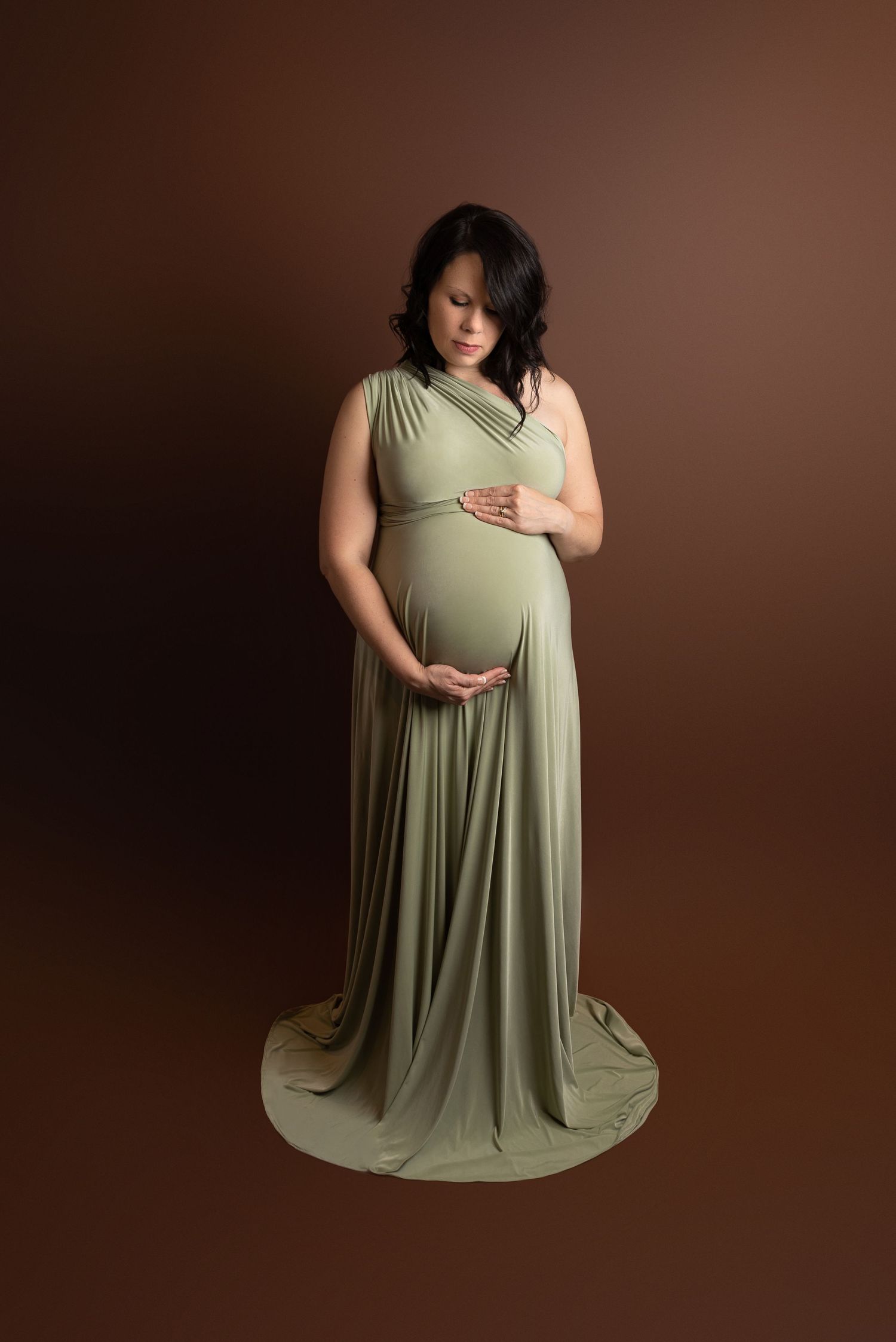Maternity Baby Bump Glowing