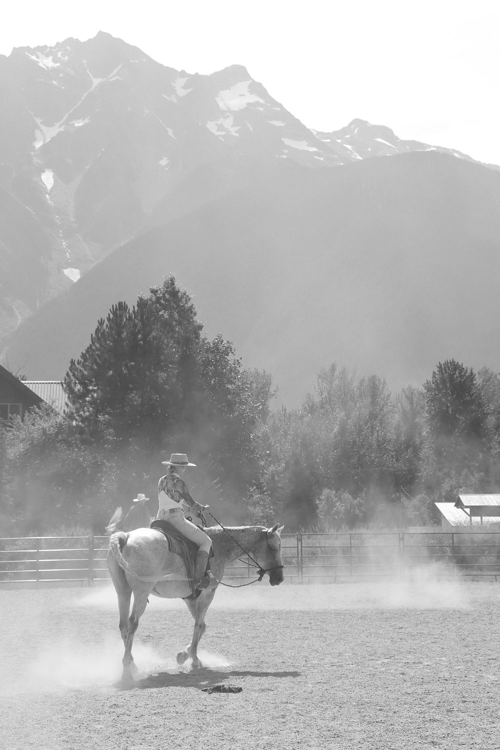 Horse Rider Mountain Photo