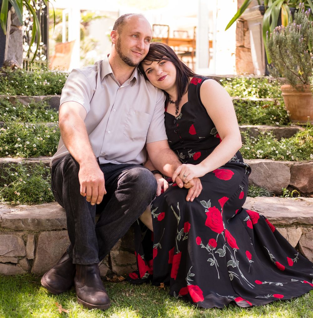 Johannesburg engagement photography at Burkleigh house in Ferndale