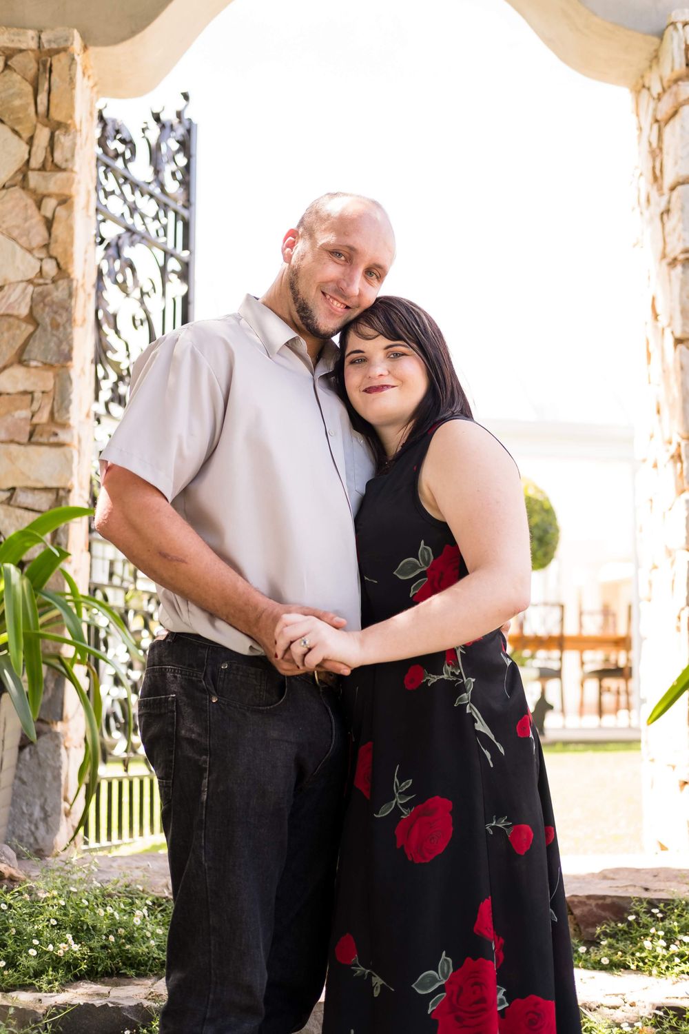 Johannesburg engagement photography at Burkleigh house in Ferndale