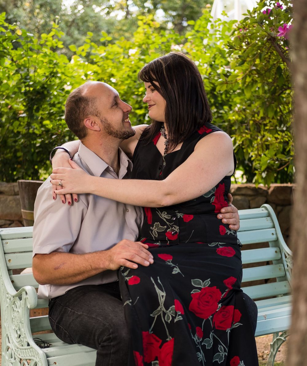 Johannesburg engagement photography at Burkleigh house in Ferndale