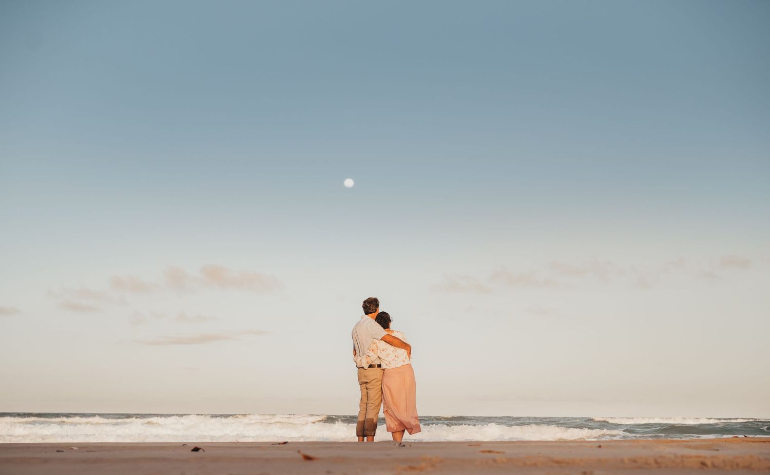Feeling the love with this couples beach session at Rainbow Beach, Queensland with Nicole Bailey Photography