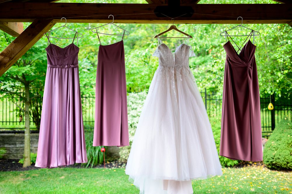 London Wedding Photographer Bride and Bridesmaids dresses Spirits Intrigued Photography 2022