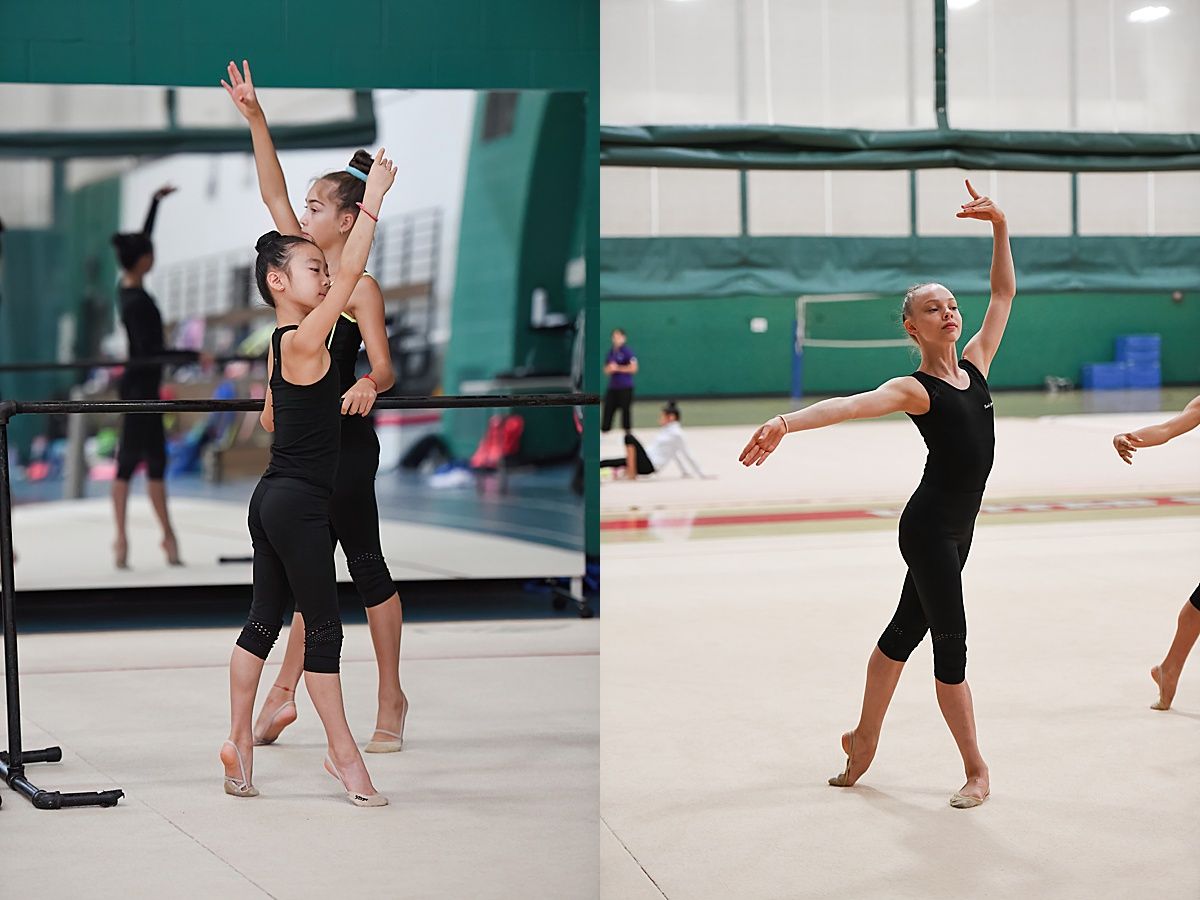 Ballet barre and center in Lake Placid New York