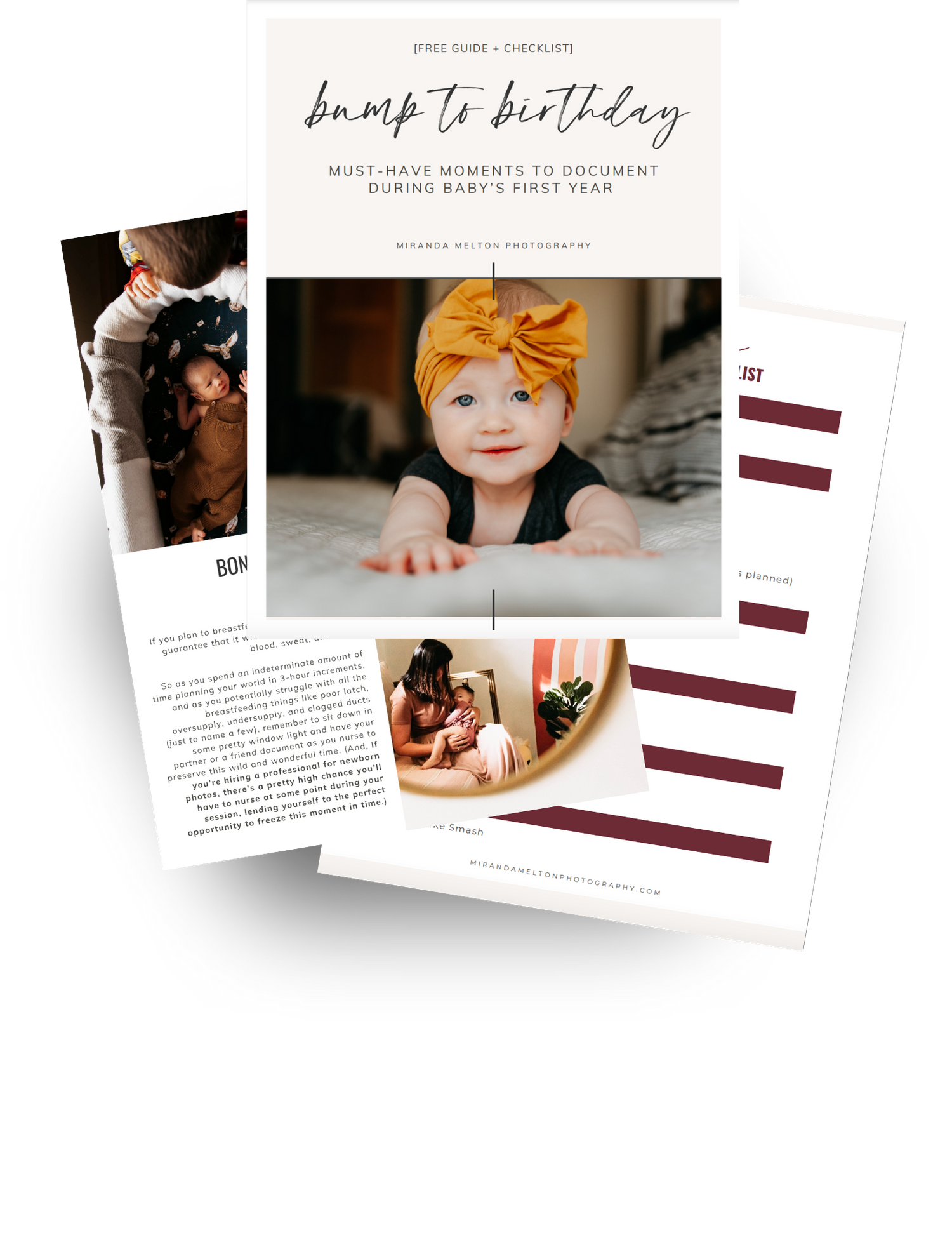 Collage of 3 photos from a guide of newborn photography tips by the best Twin Cities newborn and maternity photographer in Minnesota