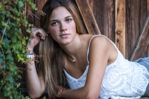 Senior Photo taken by Katie Bauerly in downtown Omaha, Nebraska