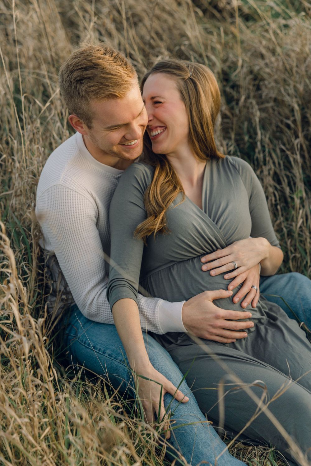 Maternity photo in Cross Plains Wisconsin