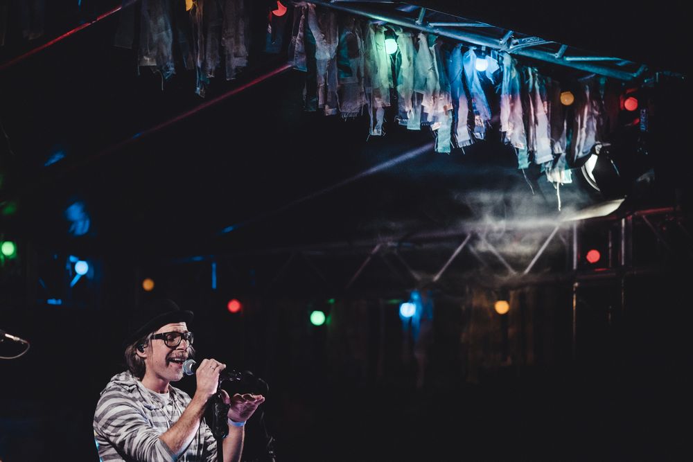 Cotton Underwear, Rockband aus Tirol, beim Stadtfest in Schwaz mit Thomas Löffler -Gesang