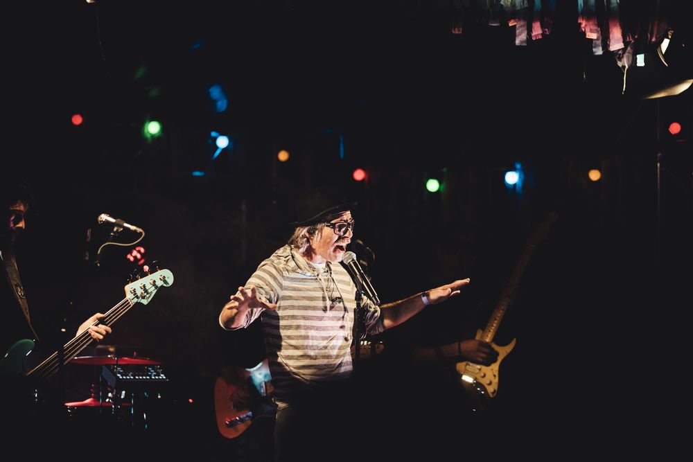 Cotton Underwear, Rockband aus Tirol, beim Stadtfest in Schwaz mit Thomas Löffler -Gesang