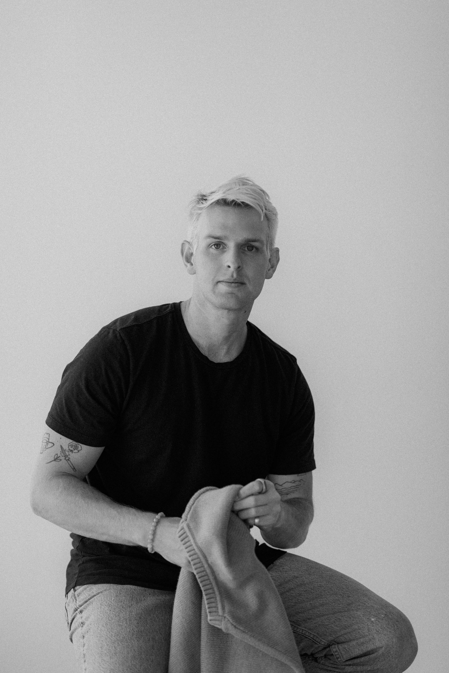 Studio headshot portrait of man in downtown Los Angeles