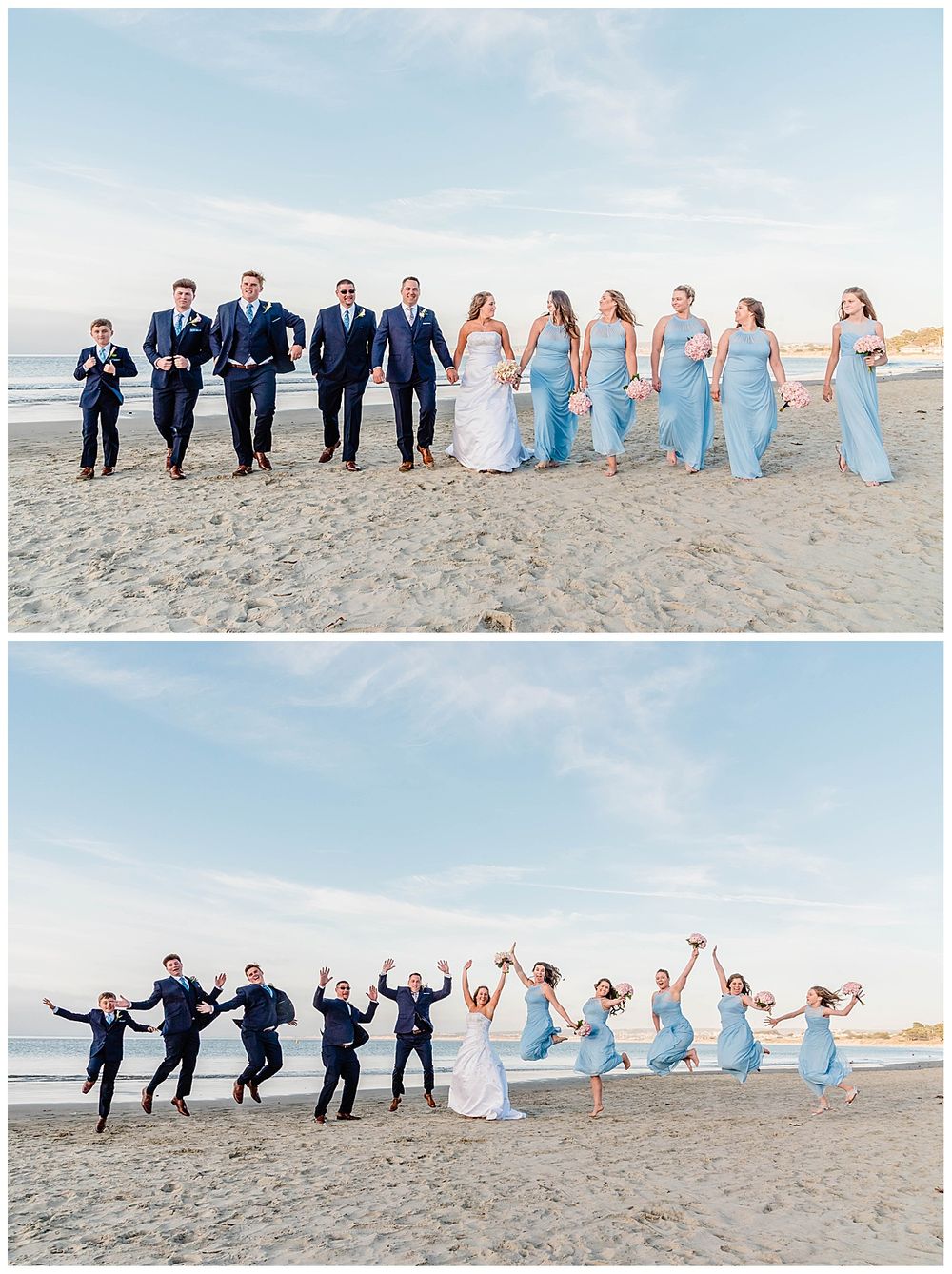 monterey california beach house destination wedding