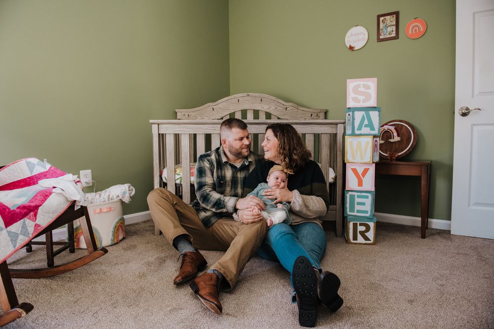 A sequence of candid relaxed moments captured in a cozy bedroom setting.