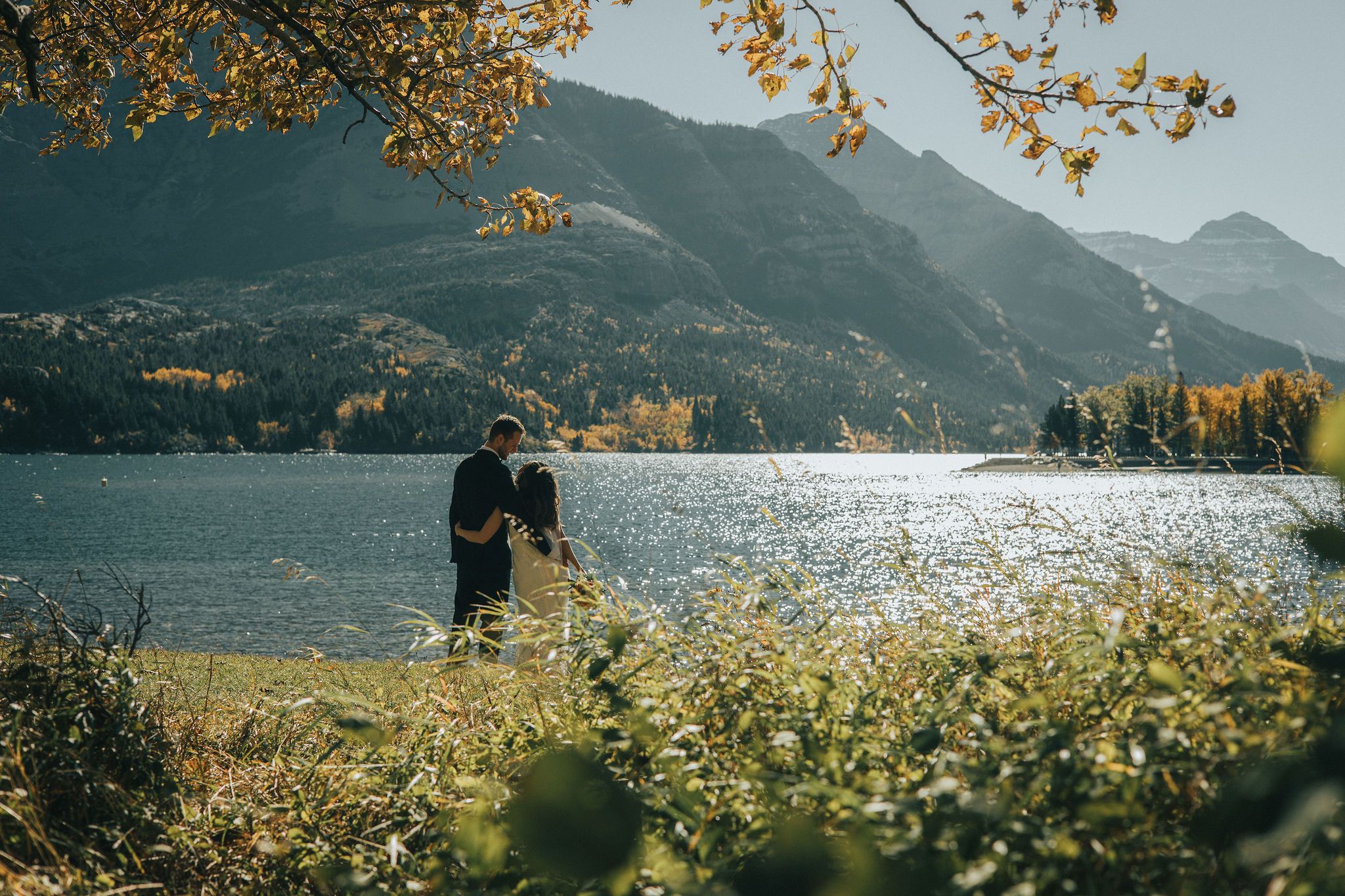 Mint and Matt James Wedding Photos Waterton National Parks VNDRDOG Media