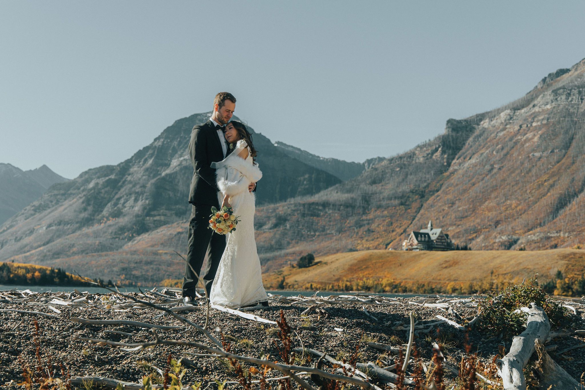 Mint and Matt James Wedding Photos Waterton National Parks VNDRDOG Media