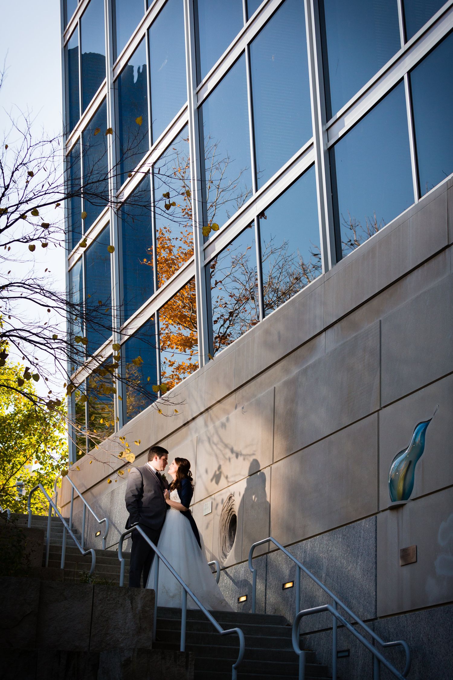 Jewish wedding at the Indianapolis Central Library