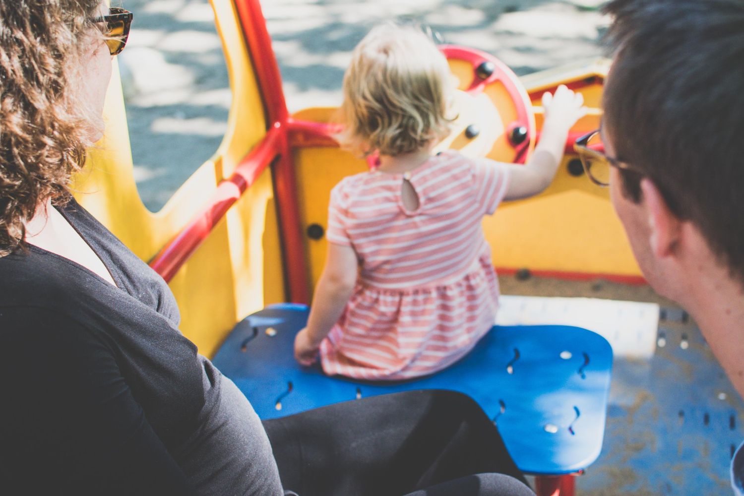 Famille au parc La Rochelle