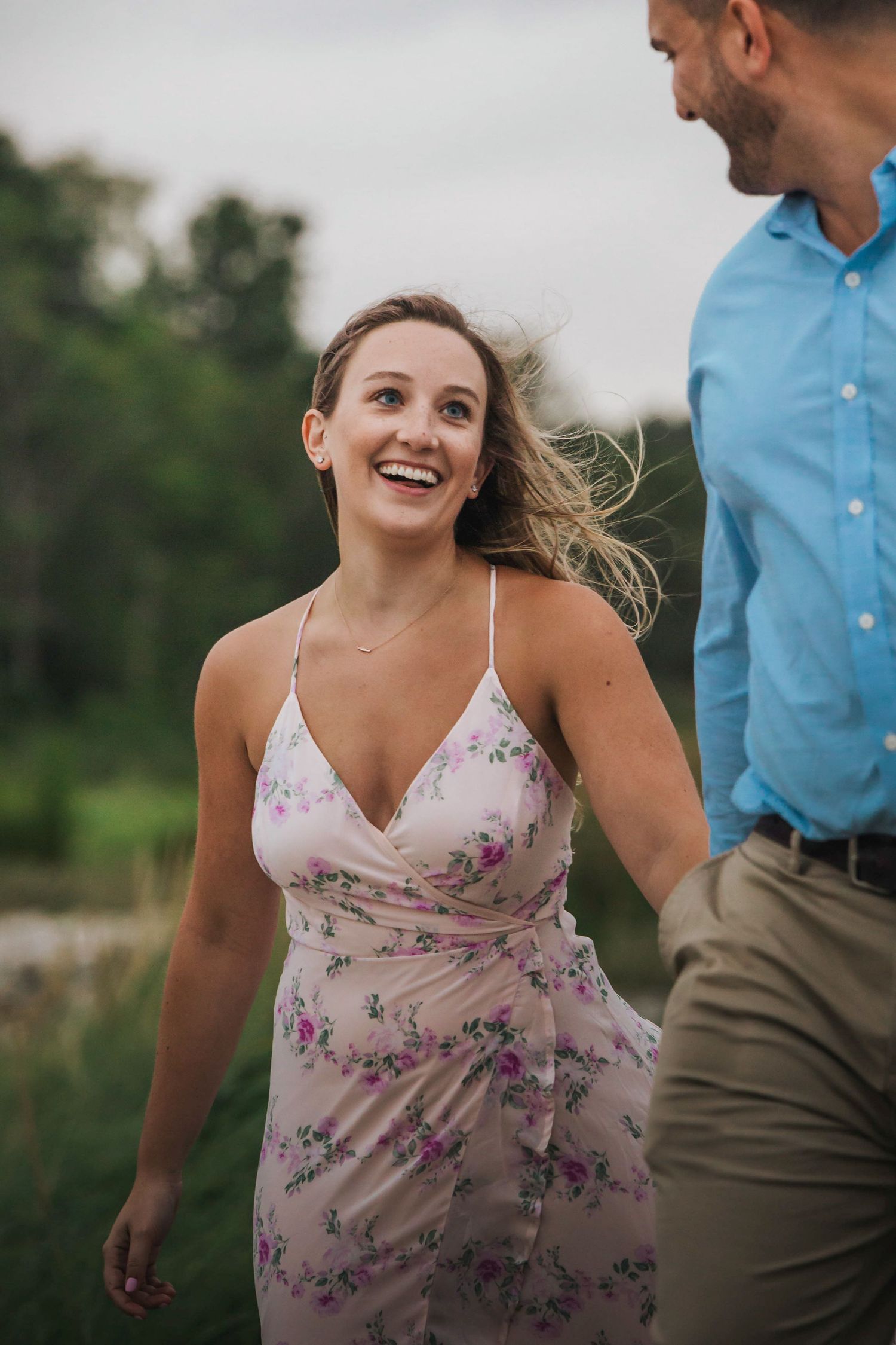 milford ct beach engagement session