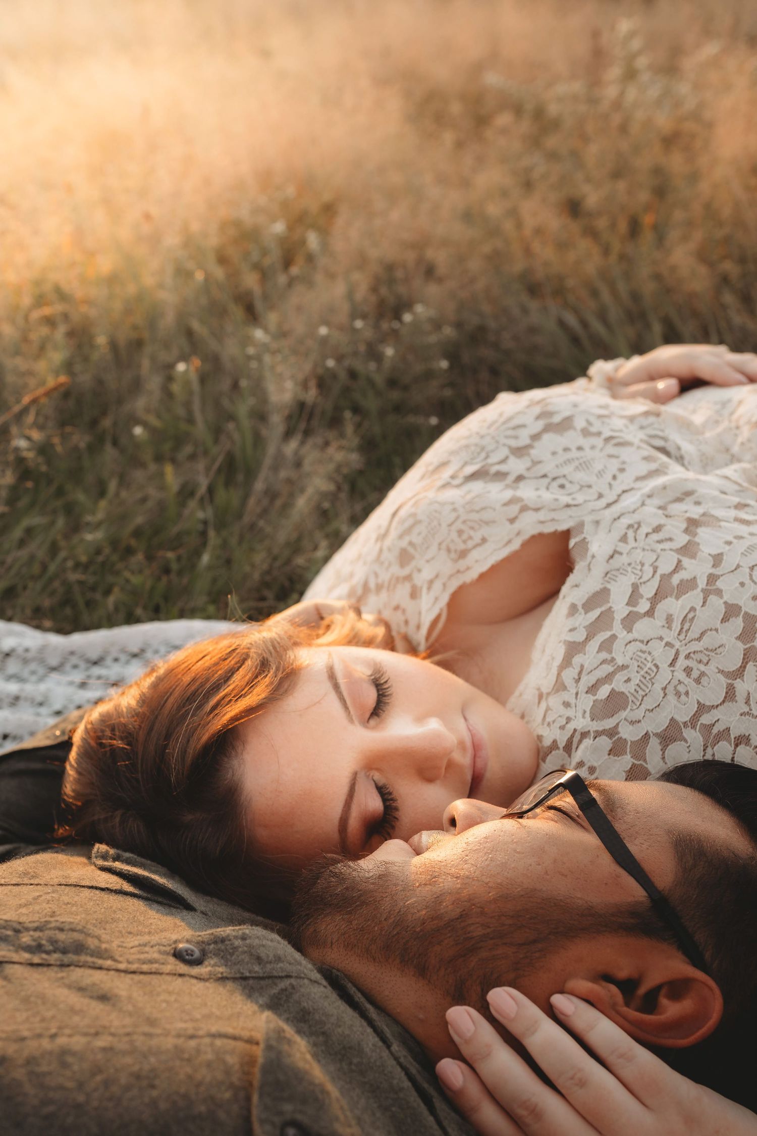 connecticut engagement session romantic sunset