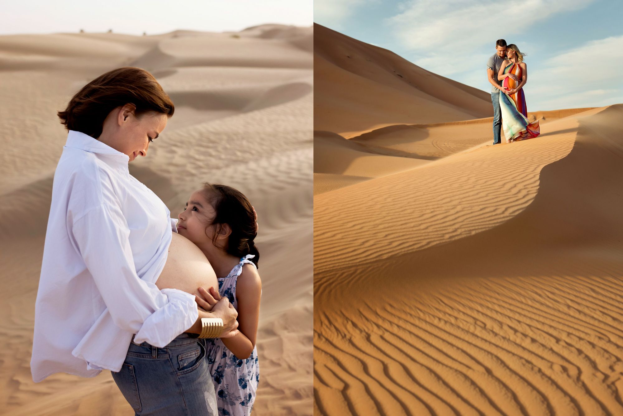 maternity photos dubai desert photographer