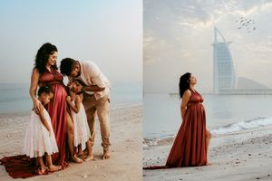 maternity photos beach dubai Burj al Arab