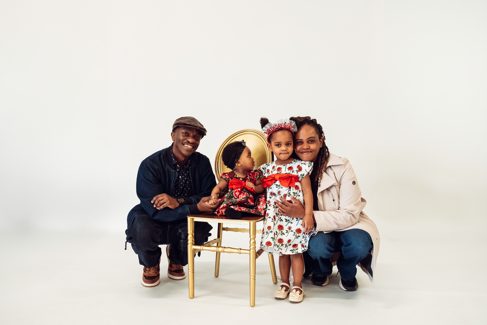 Portrait of a family photo taken in Dallas, Texas. Dallas Family Photographer, Eric Aaberg