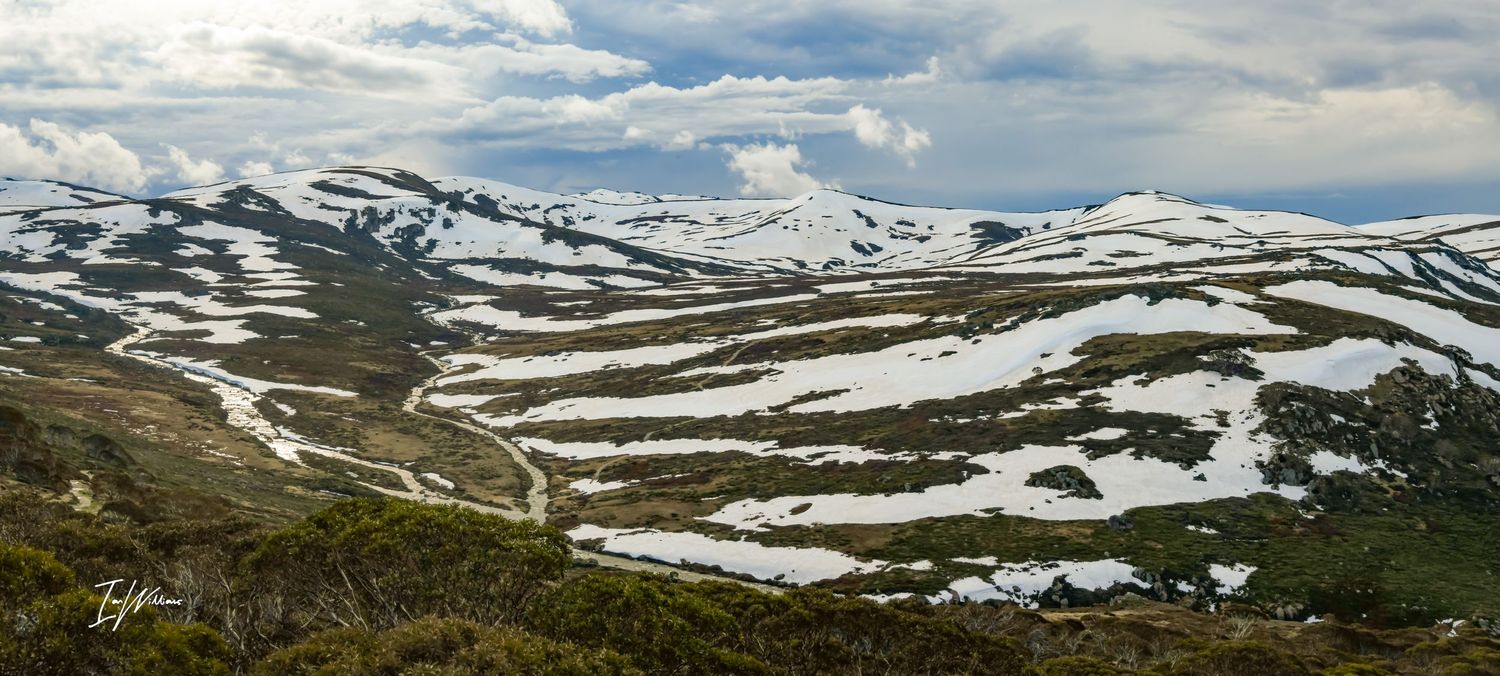 Spring Snow on the Snowy Mountains