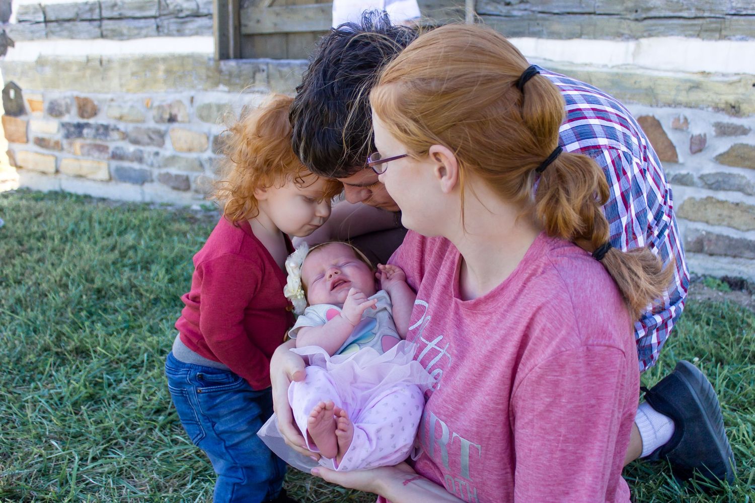 Mommy and me newborn family photography Towne Park Foristell Give It A Shot Photography St. Louis family photographer