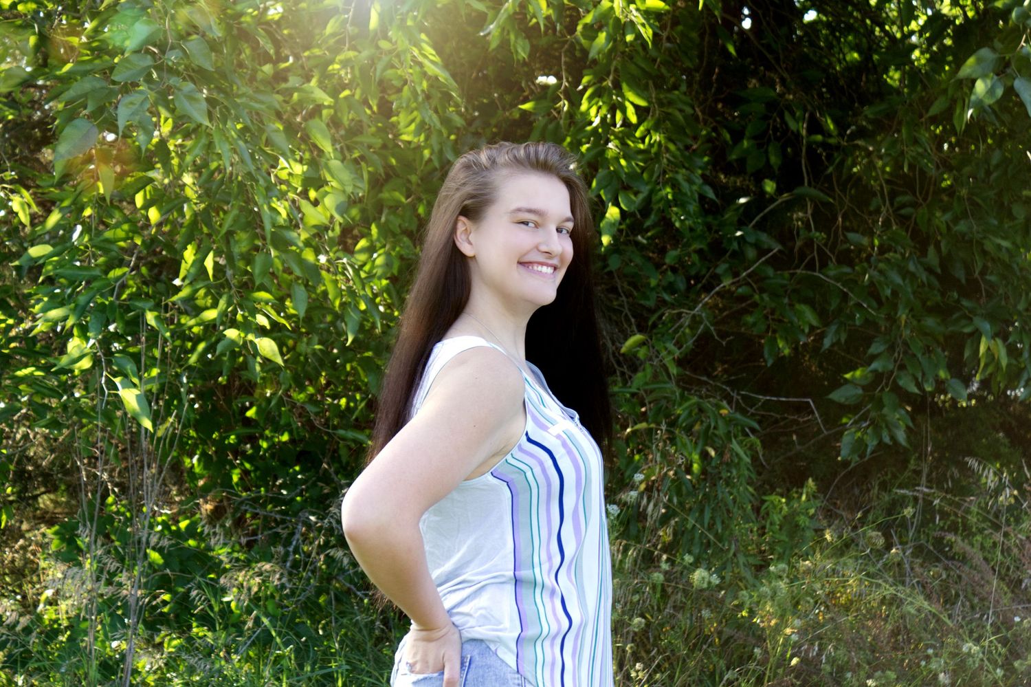 Senior girl photos at Towne Park with Cindee Miller Give It A Shot Photography