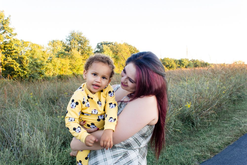 Mommy and me family photography Quail Ridge Park Wentzville Give It A Shot Photography St Louis family photographer