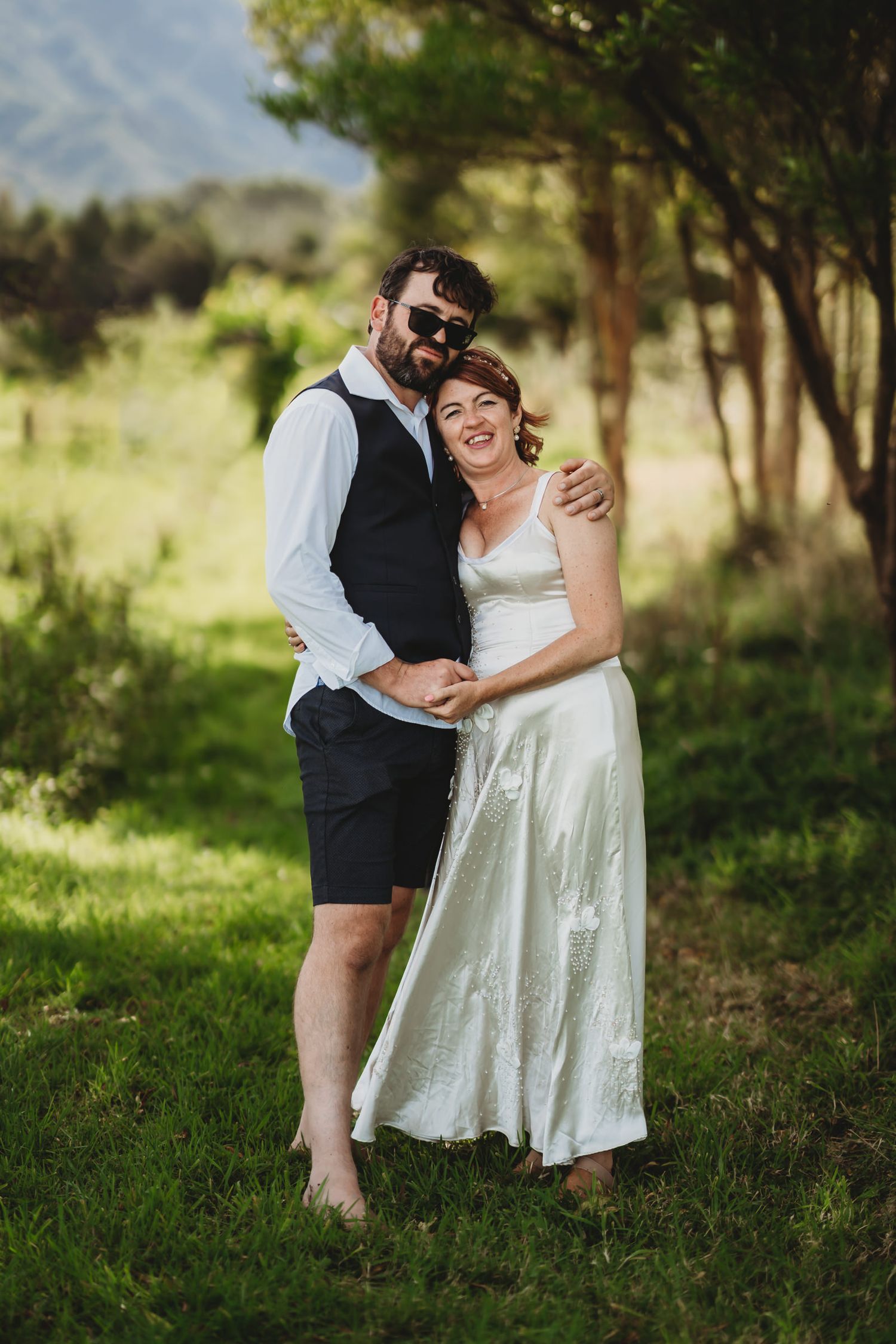 bride and groom dancing, Marahau wedding, the Barn Cabins and Camp wedding, The Barn wedding, Marahau Barn wedding,