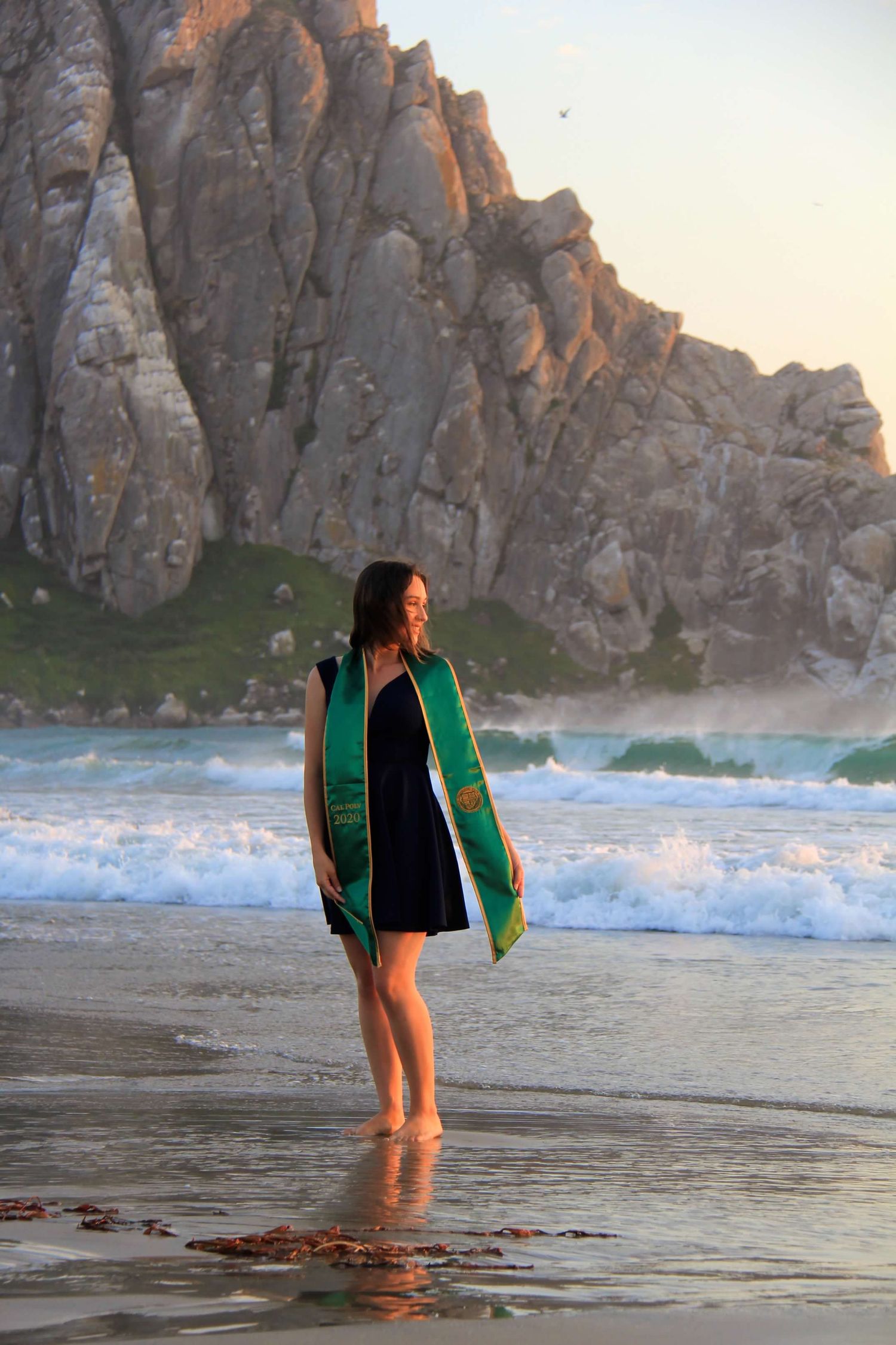 Golden Hour Senior Session in Ocean
