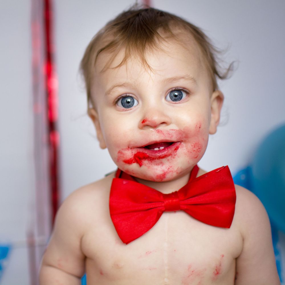 Cake smash photography