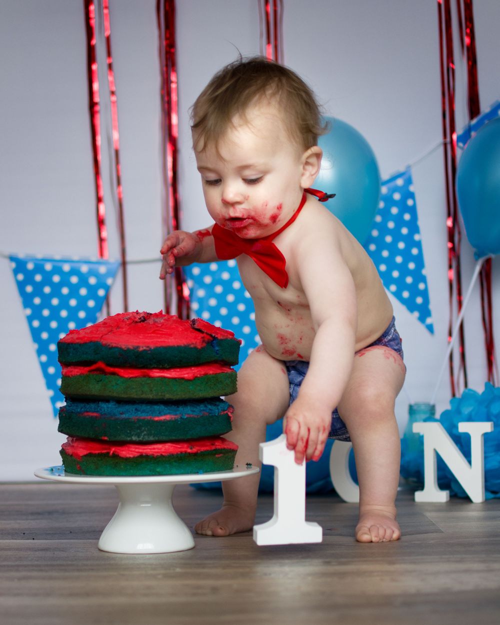 Cake smash photography