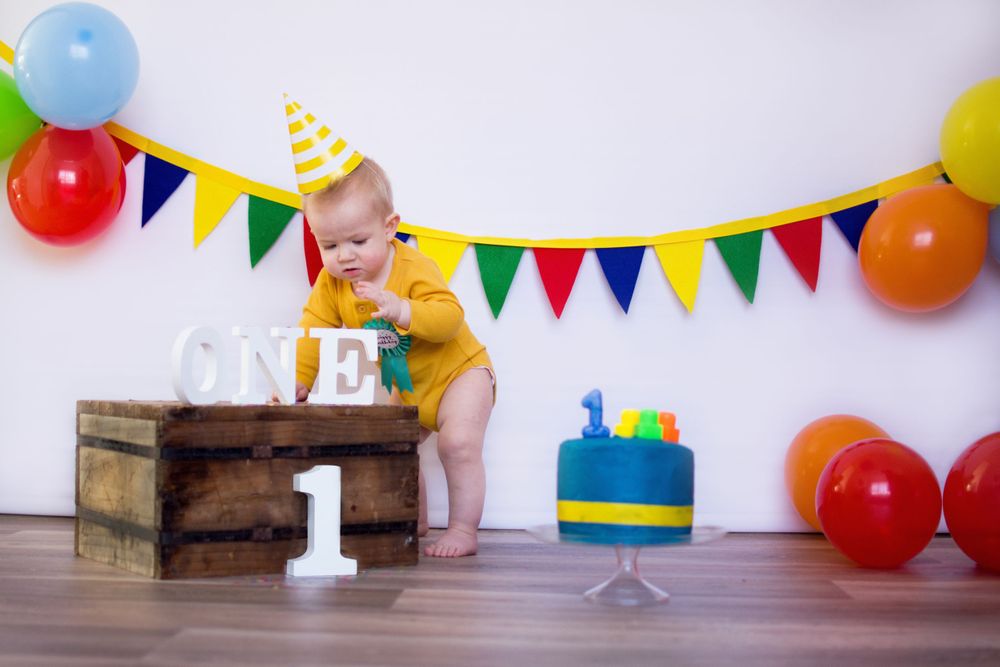 Cake smash photography