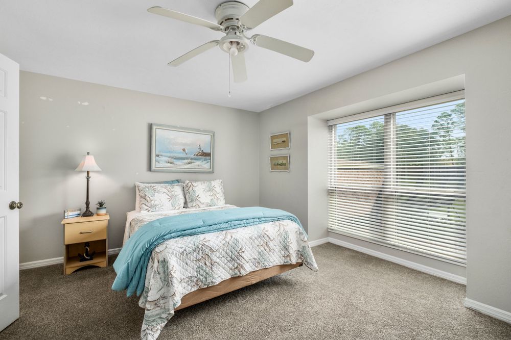 A large guest bedroom in a home in Gainesville Fl.