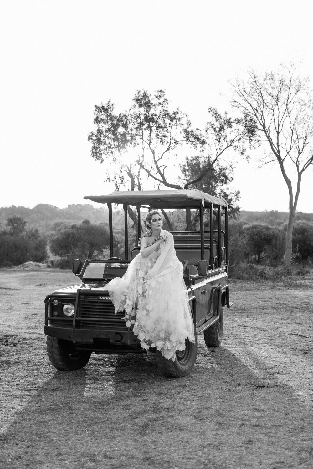 Bridal fashion for Silver Swallow Design photographed in Africa.