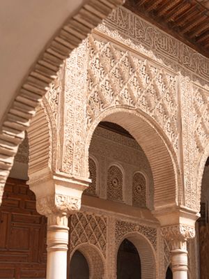 Dagmar Pels Photography, travel photography, Andalusia Spain, Alhambra, Art Print, wall art, black and white photography, digital collage