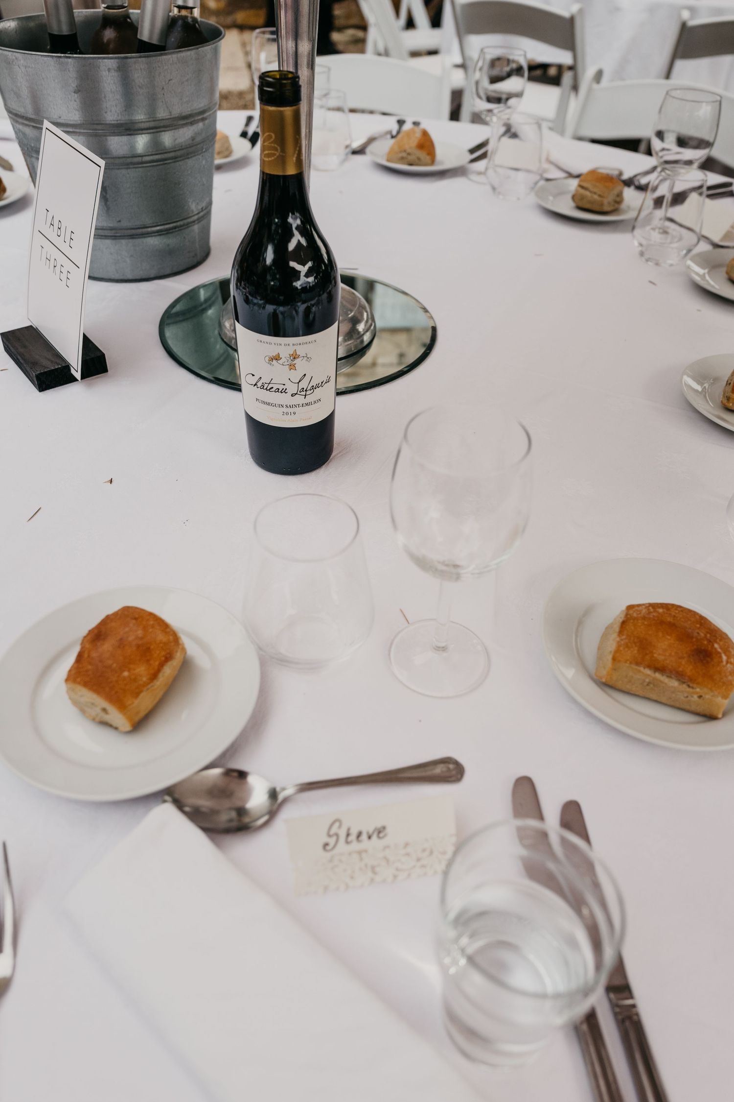 wedding breakfast table
