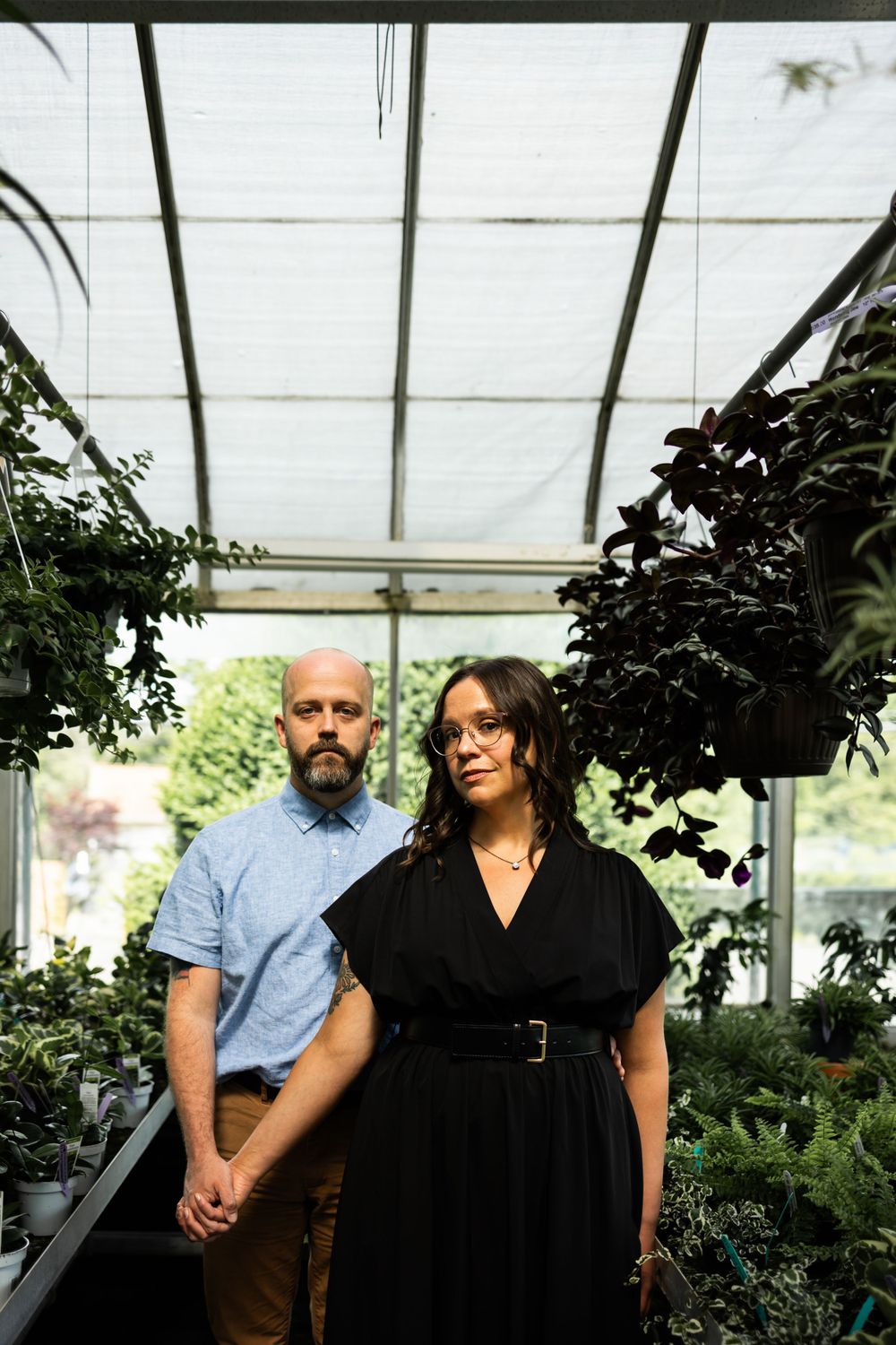moody engagement session