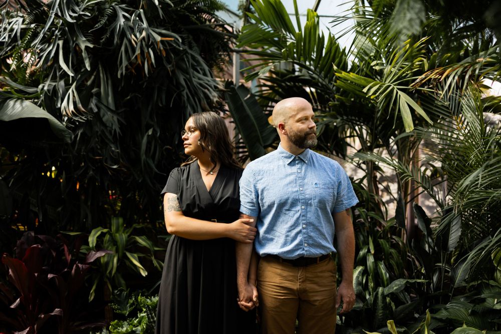 moody engagement session