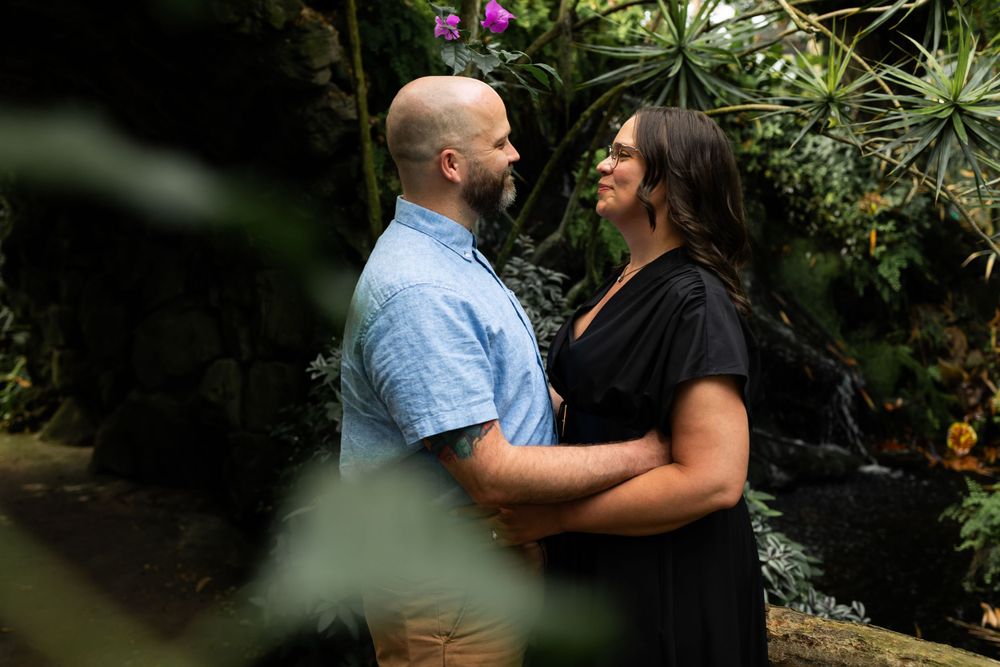 moody engagement session