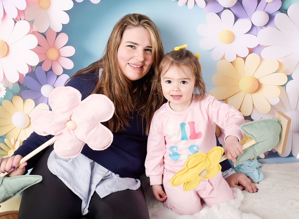 Mother and daughter Mother’s Day photography by Nicola in Woodside, soft studio portrait capturing love, connection and timeless emotional