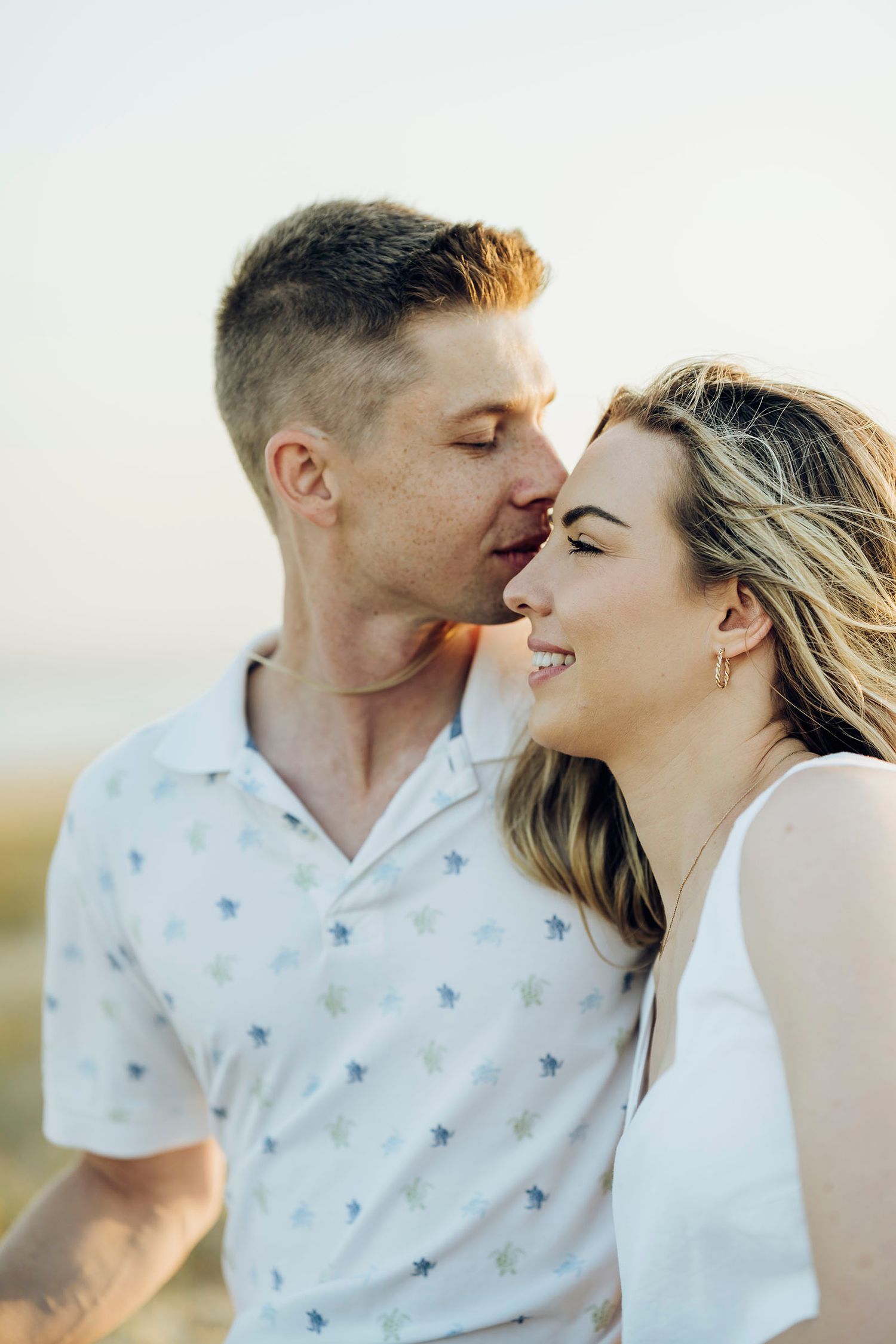 Hunter Valley Couple and Engagement Photography at Redhead beach, NSW.
